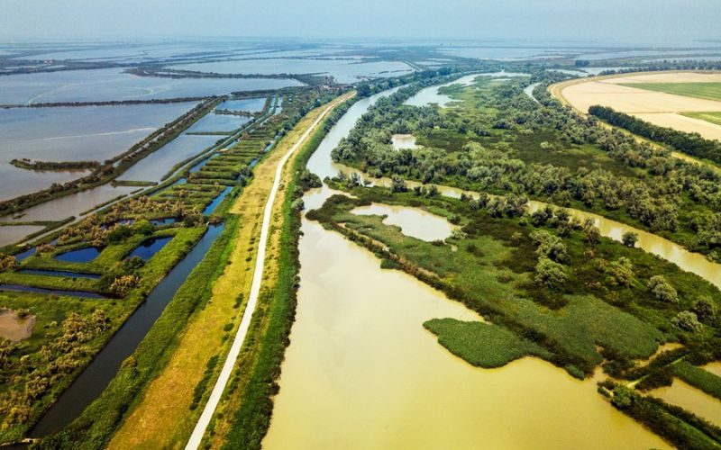 la pista ciclabile del destra po