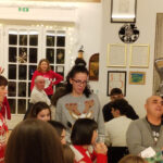 Il volley femminile alla cena di Natale