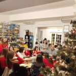 Il volley femminile alla cena di Natale1