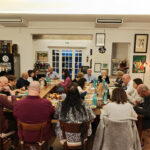 Therese e Glenn con il figlio Tyler da Miami festeggiano il loro anniversario con i cugini italiani